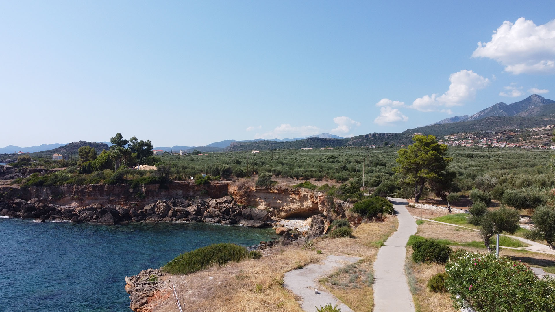 Τμήμα της διαδρομής του MANI Backyard Ultra
